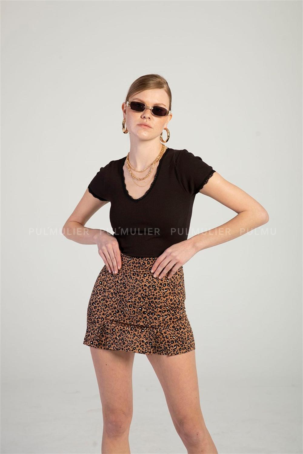 Black Pool Neck Combed Fabric Unprinted Dresess