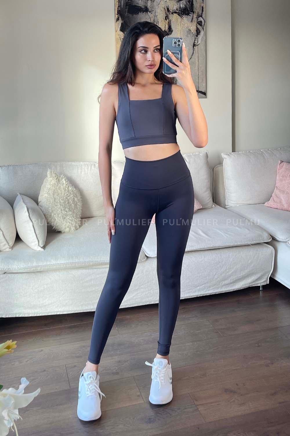 Smoked Normal Neck Short Arm Cotton Fabric Crop