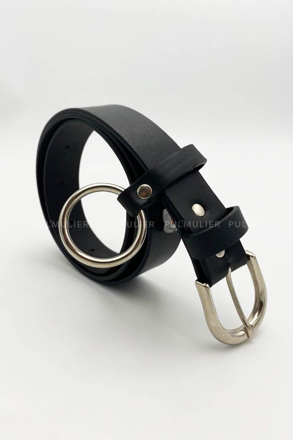 Black Buckle Silver 