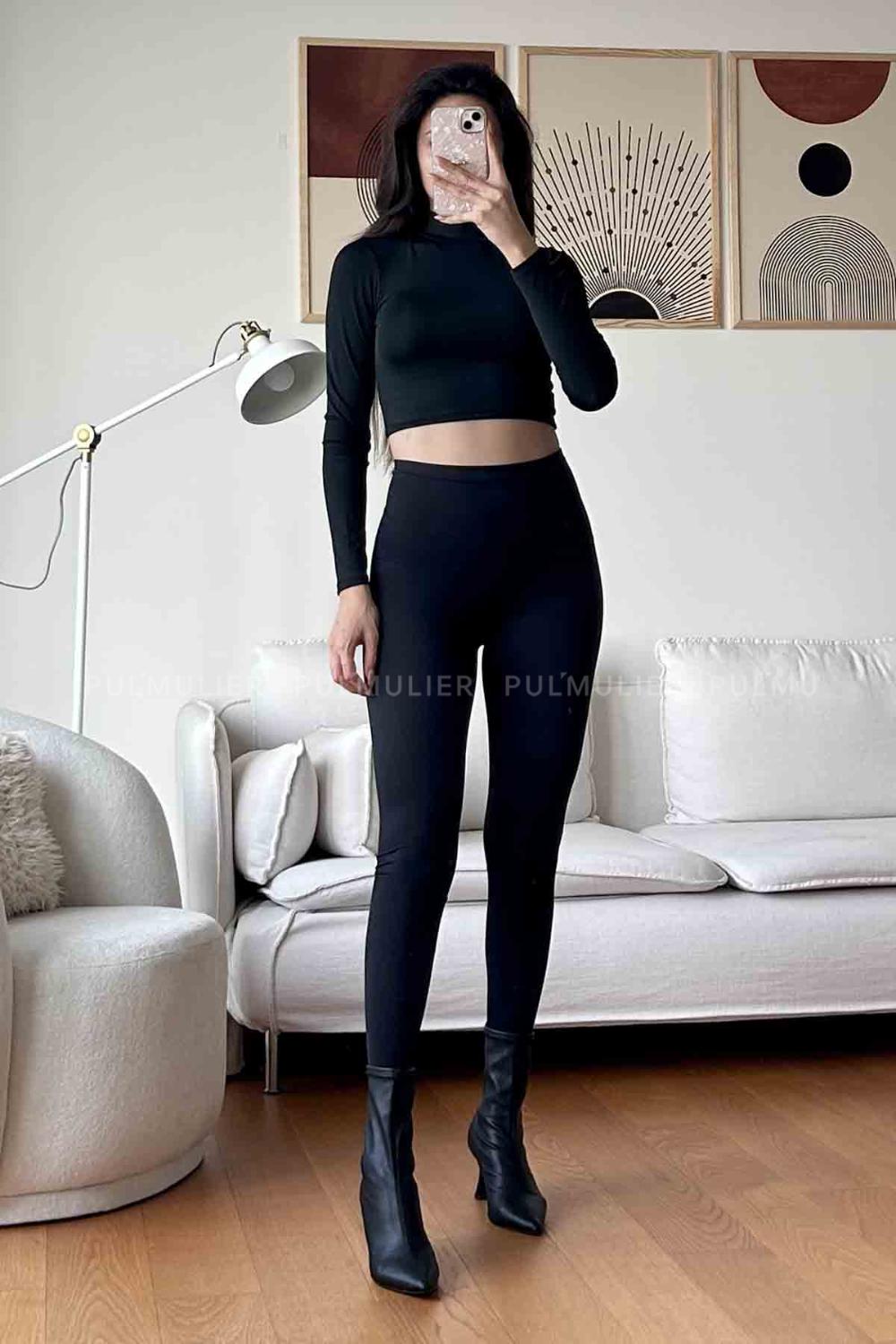 Saxe Normal Neck Short Arm Cotton Fabric Crop