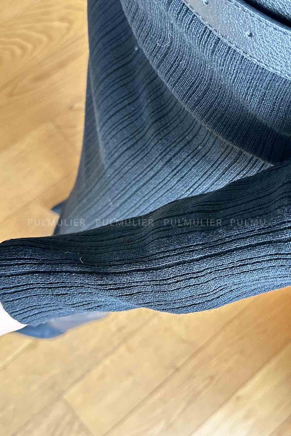 White-red Scoop Neck Knitwear Unprinted Dresess