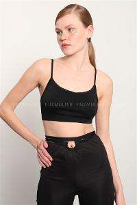 Black Pool Neck Combed Fabric Unprinted Dresess