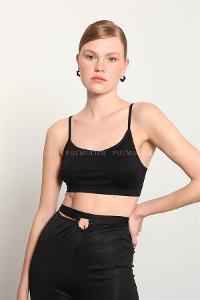 Black Pool Neck Combed Fabric Unprinted Dresess