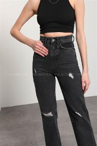 Black Pool Neck Combed Fabric Unprinted Dresess