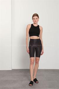 Anthracite Pool Neck Combed Fabric Unprinted Dresess