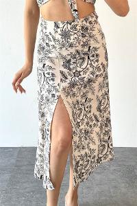 Black Pool Neck Combed Fabric Unprinted Dresess