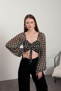 Black Pool Neck Combed Fabric Unprinted Dresess