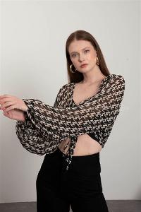 Black Pool Neck Combed Fabric Unprinted Dresess