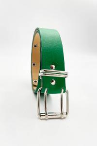 Green Buckle Silver 