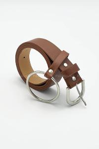 Brown Buckle Silver 