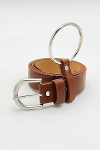 Brown Buckle Silver 