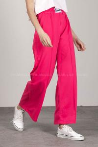 Fuchsia Regular Trousers High Waist Regular Cut Bottom Tracksuit