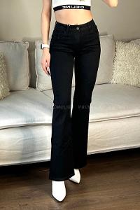 Black Denim High Waist Denim Pants