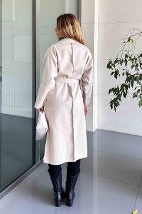 Stone Shirt Collar Long Arm Coat
