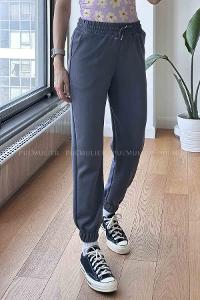 Smoked Regular Trousers High Waist Regular Cut Bottom Tracksuit