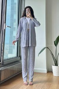 Light Grey Shirt Collar Long Arm Without Accessories Cotton Fabric Regular Trousers Comfortable Suit