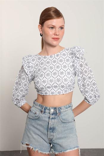 White Pool Neck Combed Fabric Unprinted Dresess